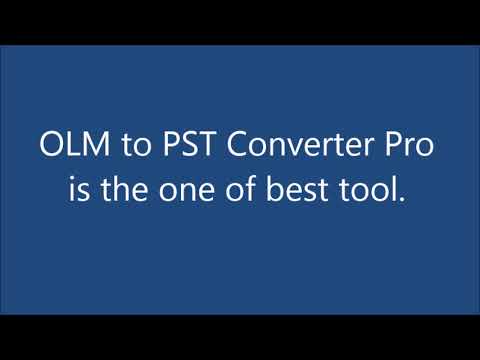 Olm to pst converter pro